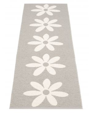 PAPPELINA - LILO WARM GREY AND VANILLA - Design plastic rug - 4 sizes available
