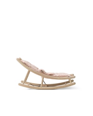 Oliver Furniture - Wood Baby and Toddler Rocker - Oak Rose