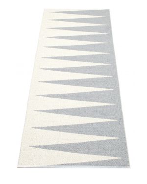 PAPPELINA - VIVI GREY/VANILLA - Design plastic rug 4 sizes available
