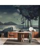 Les Dominotiers - Custom Wallpaper - Moonlight Panoramic Decor