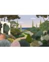 Les Dominotiers - Papier peint sur mesure - Décor Panoramique Jardin Méditerraneen