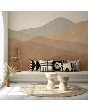 Les Dominotiers - Custom Wallpaper - Dune Panoramic Decor