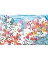 Les Dominotiers - Papier peint sur mesure - Décor Panoramique Jardin Fleuri