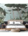 Les Dominotiers - Custom Wallpaper - Lago di Garda Green Panoramic Decor