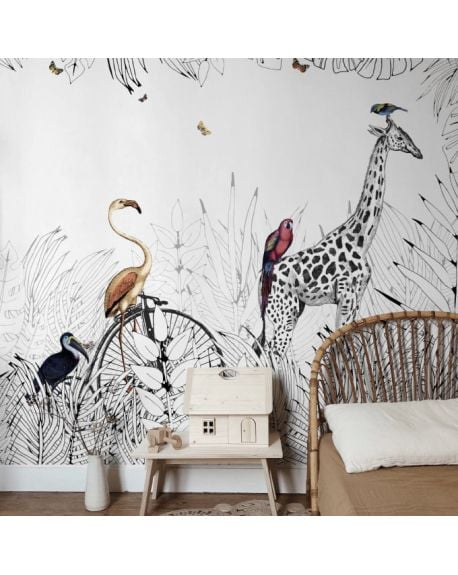 Les Dominotiers - Papier peint sur mesure - Décor Panoramique Metrozoo