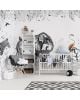 Les Dominotiers - Papier peint sur mesure - Décor Panoramique Metrozoo