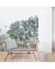Les Dominotiers - Custom Wallpaper - Dream Forest Green Panoramic Decor