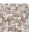 Les Dominotiers - Custom Wallpaper - Earthly collage Panoramic Decor