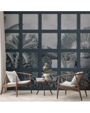 Les Dominotiers - Papier peint sur mesure - Décor Panoramique Edward Tropics