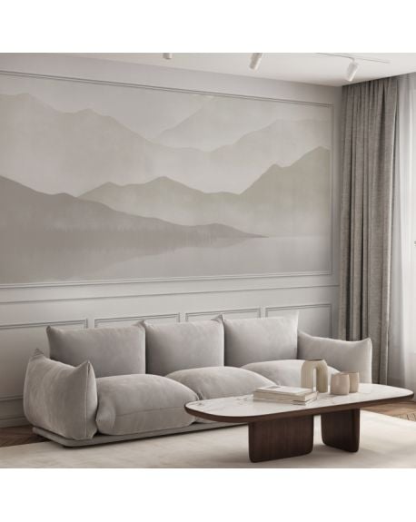 Les Dominotiers - Papier peint sur mesure - Décor Panoramique Lac Lucien
