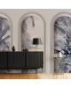 Les Dominotiers - Custom Wallpaper - Calisto Budgie Panoramic Decor