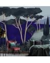 Les Dominotiers - Custom Wallpaper - Lago di Garda Blue Panoramic Decor