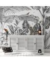 Les Dominotiers - Custom Wallpaper - Fly Over Panoramic Decor