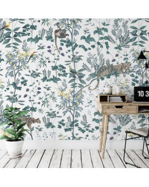 Les Dominotiers - Custom Wallpaper - Wild Story Panoramic Decor