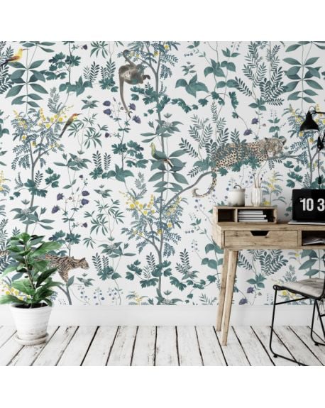 Les Dominotiers - Papier peint sur mesure - Décor Panoramique Wild Story