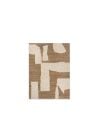 FERM LIVING - Tapis en morceaux - Blanc cassé / caramel