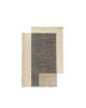 FERM LIVING - Tapis Contre-coureur - Charbon / Blanc cassé - 140 x 200