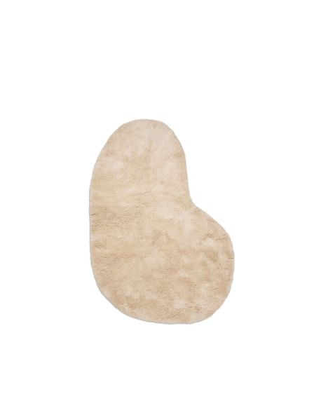 FERM LIVING - Tapis en laine Forma - Blanc Cassé - Large