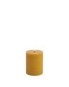 Uyunï - Bougie Pillar - Curry - 7,8 x 10,1 cm