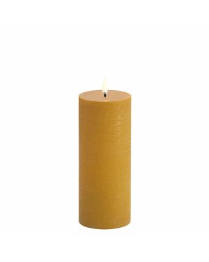 UyunÏ - Pillar candle - Curry Yellow - 7,8 x 20,3 cm