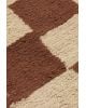 FERM LIVING - Tapis lavable Mara - Rouille / Sable chaud