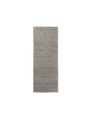 FERM LIVING - Tapis de Couloir Bouclé Slub - Charbon