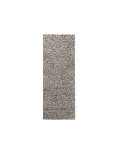 FERM LIVING - Tapis de Couloir Bouclé Slub - Charbon