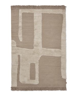 FERM LIVING - Alley Wool Rug - Natural