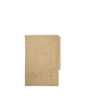 FERM LIVING - Tapis en laine froissée - Sable clair