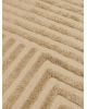 FERM LIVING - Tapis en laine froissée - Sable clair