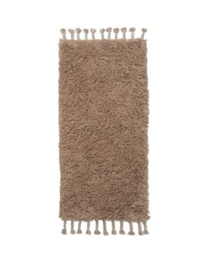 FERM LIVING - Tapis à poils longs Amass - Poivre blanc