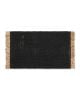 FERM LIVING - Tapis de bloc - Noir / Naturel