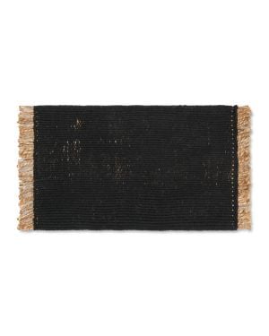 FERM LIVING - Tapis de bloc - Noir / Naturel