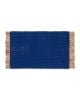 FERM LIVING - Tapis de bloc - Bleu vif / naturel