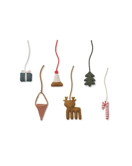 Liewood - Jouets d'éveil à suspendre Noël Helmut - Holiday - Mulit Mix