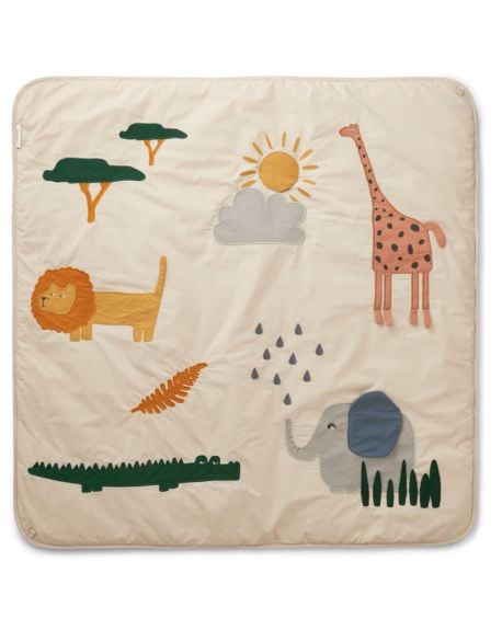 Liewood - Tapis d'éveil Glenn - Safari Sandy Mix