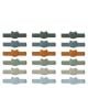 Liewood - Gonzo Bag Clips 18 Pack - Faune Green Multi Mix