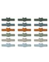 Liewood - Gonzo Bag Clips 18 Pack - Faune Green Multi Mix