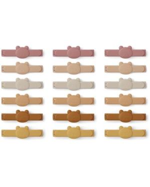 Liewood - Gonzo Bag Clips 18 Pack - Pink Multi Mix