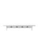 Oliver Furniture - Seaside shelf withs hooks, 90X20 CM