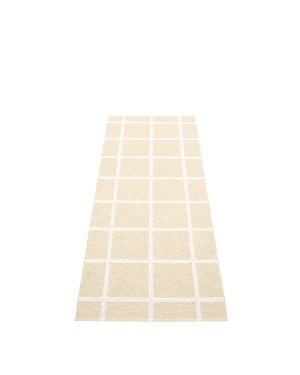 PAPPELINA - Tapis Ada - Crème / Métallique Blanche