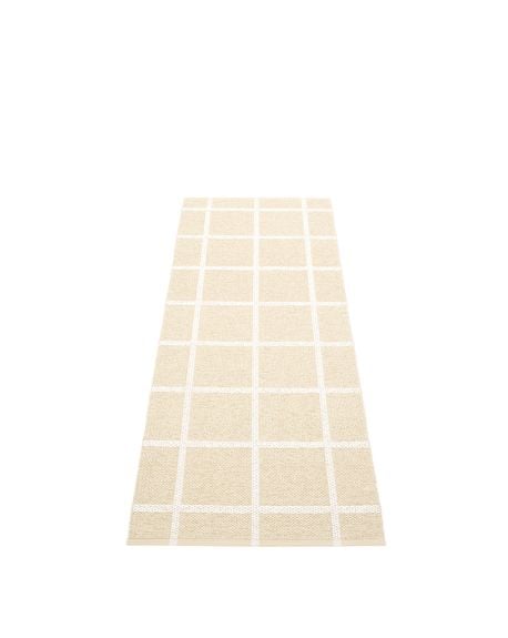 PAPPELINA - Tapis Ada - Crème / Métallique Blanche