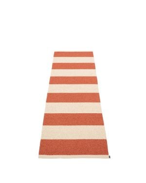 PAPPELINA - Tapis Bob - Brique / Crème