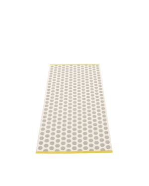 PAPPELINA - Tapis Noa - Vanille / Gris Chaud / Bord Moutarde