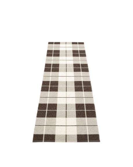 PAPPELINA - Tapis Ed - Marron Foncé / Lin / Vanille