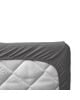 LEANDER - 2 DRAPS HOUSSE - Lit Bébé - Gris
