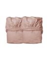 LEANDER - 2 DRAPS HOUSSE - Lit Junior - Bois de rose