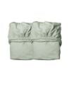 LEANDER - SET OF 2 FITTED SHEETS for junior - Sage Green