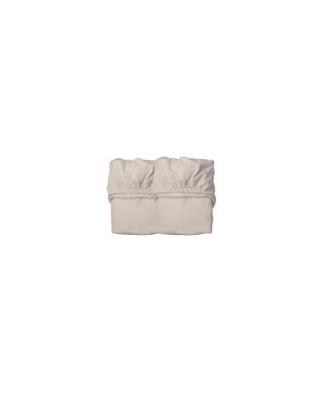 LEANDER - SET OF 2 FITTED SHEETS for junior - Cappuccino
