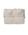 LEANDER - 2 DRAPS HOUSSE - Lit Junior - Cappuccino